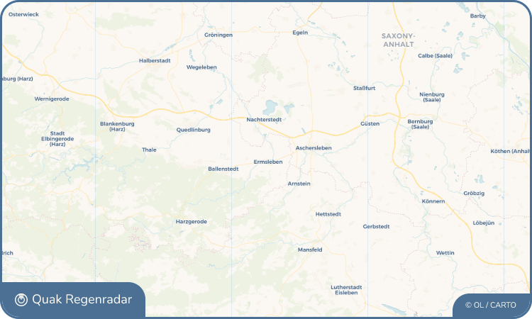 Quak Regenradar-Widget Ermsleben