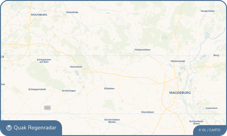 Quak Regenradar-Widget Erxleben