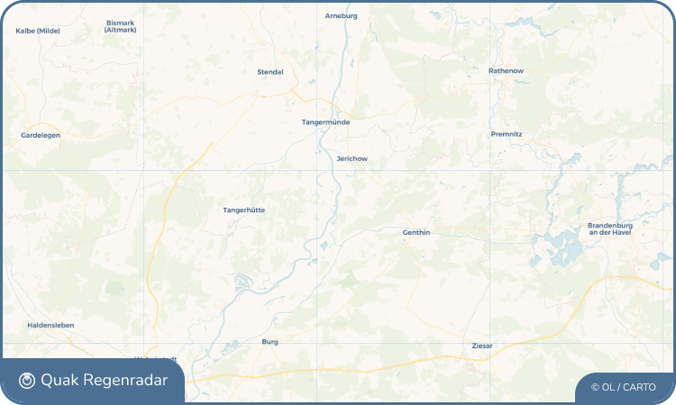 Quak Regenradar-Widget Ferchland