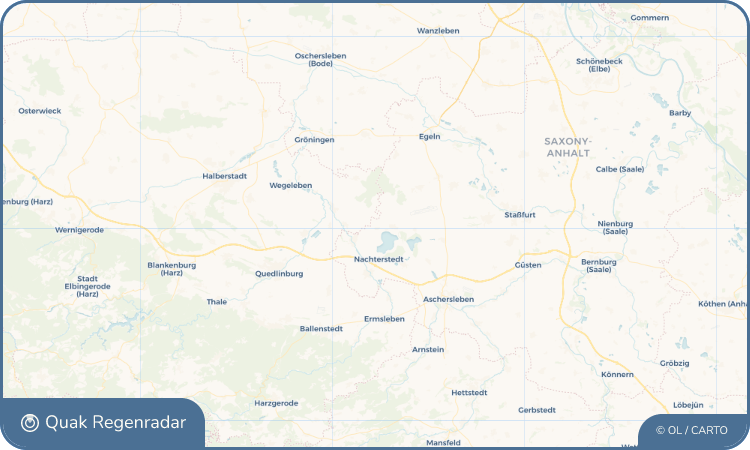Quak Regenradar-Widget Friedrichsaue