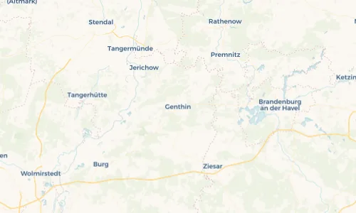 Regenradar Vorschaubild - Aktuelle Niederschläge in Genthin und Umgebung