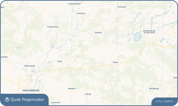 Quak Regenradar-Widget Gladau
