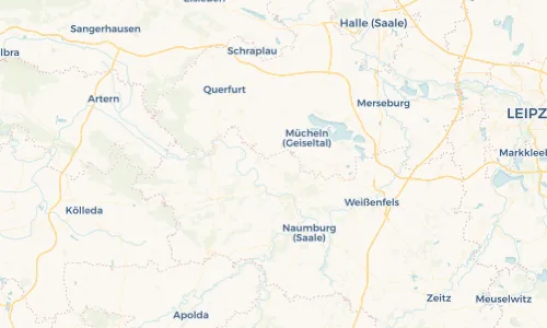 Regenradar Vorschaubild - Aktuelle Niederschläge in Gleina und Umgebung
