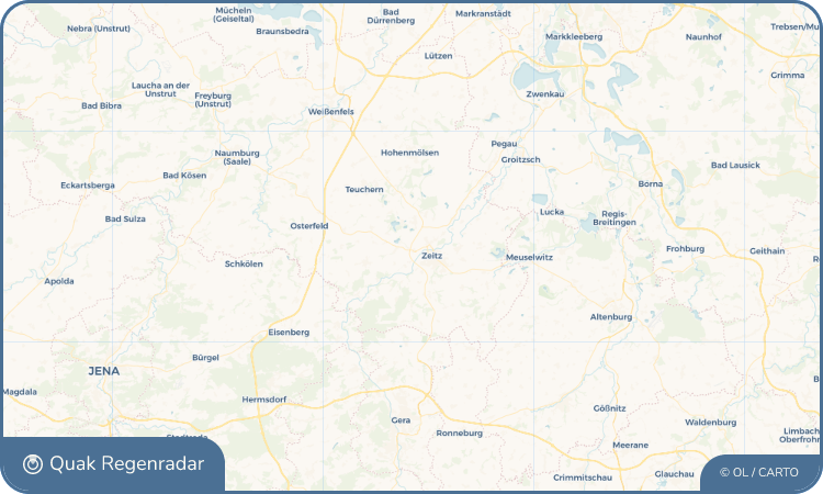 Quak Regenradar-Widget Grana
