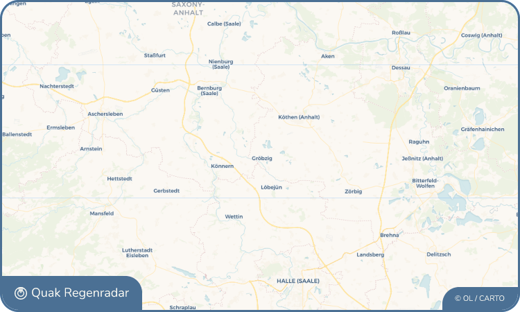Quak Regenradar-Widget Gröbzig