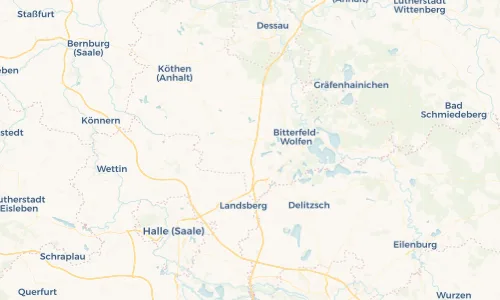 Regenradar Vorschaubild - Aktuelle Niederschläge in Großzöberitz und Umgebung