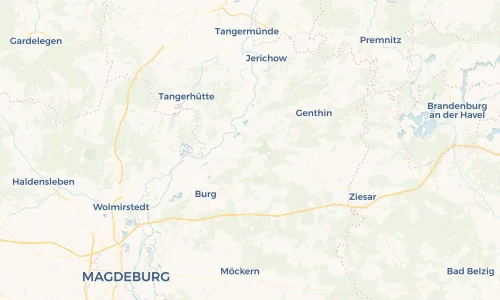 Regenradar Vorschaubild - Aktuelle Niederschläge in Güsen und Umgebung