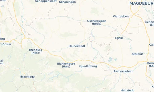 Regenradar Vorschaubild - Aktuelle Niederschläge in Halberstadt und Umgebung