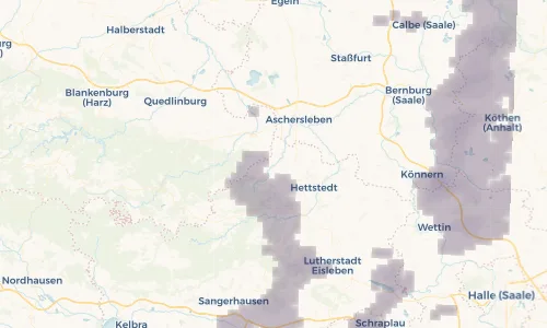 Regenradar Vorschaubild - Aktuelle Niederschläge in Harkerode und Umgebung