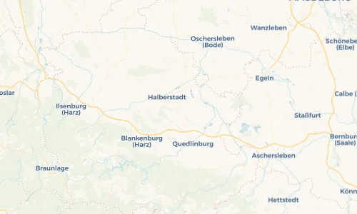 Regenradar Vorschaubild - Aktuelle Niederschläge in Harsleben und Umgebung