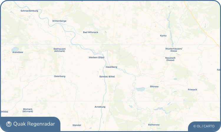 Quak Regenradar-Widget Havelberg