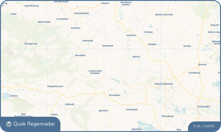 Quak Regenradar-Widget Hedersleben (b. Eisleben)