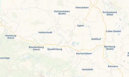 Regenradar Vorschaubild - Aktuelle Niederschläge in Hedersleben und Umgebung