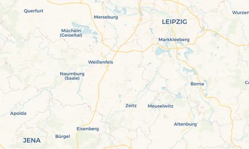 Regenradar Vorschaubild - Aktuelle Niederschläge in Hohenmölsen und Umgebung