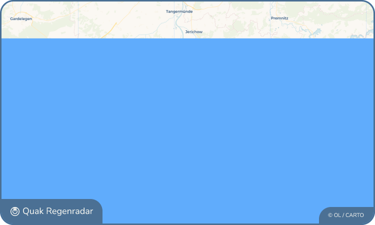 Quak Regenradar-Widget Hohenseeden