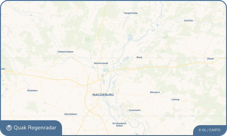 Quak Regenradar-Widget Hohenwarthe