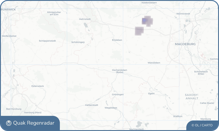 Regenradar-Widget für Hornhausen