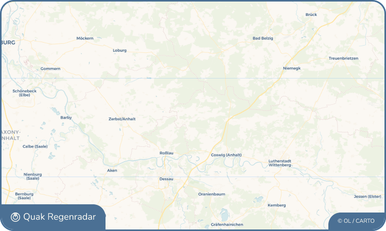 Quak Regenradar-Widget Hundeluft