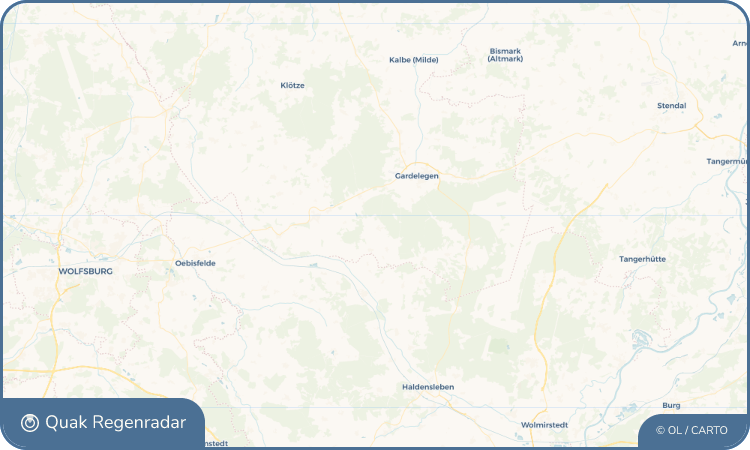 Regenradar-Widget für Jerchel