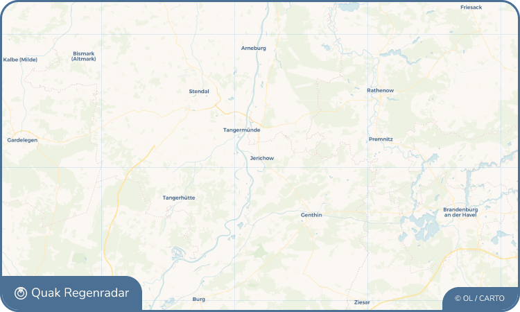 Quak Regenradar-Widget Jerichow