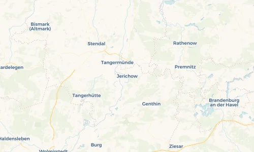 Regenradar Vorschaubild - Aktuelle Niederschläge in Jerichow und Umgebung