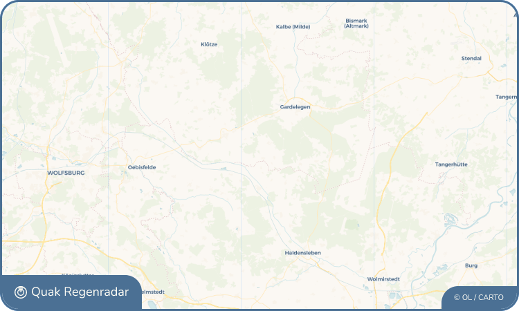 Quak Regenradar-Widget Jeseritz