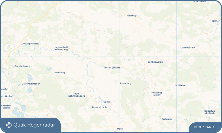 Quak Regenradar-Widget Jessen (Elster)