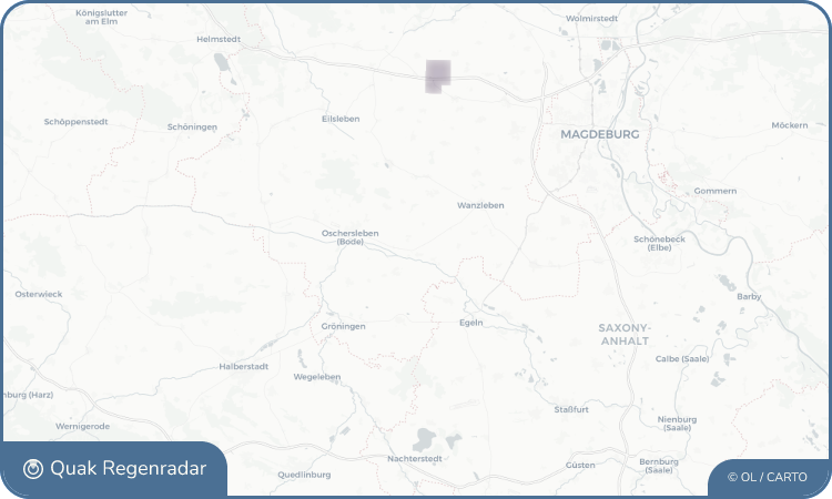 Regenradar-Widget für Klein Oschersleben