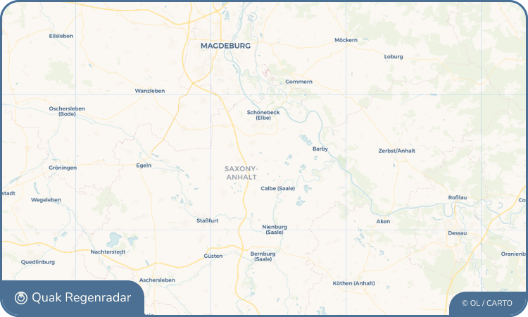 Quak Regenradar-Widget Kleinmühlingen