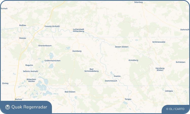 Quak Regenradar-Widget Kleinzerbst