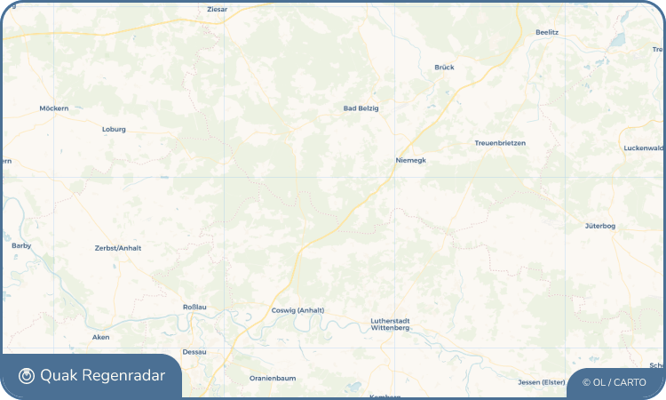 Quak Regenradar-Widget Klepzig