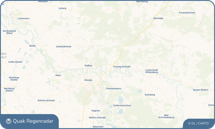 Quak Regenradar-Widget Klieken