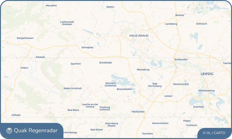 Quak Regenradar-Widget Klobikau