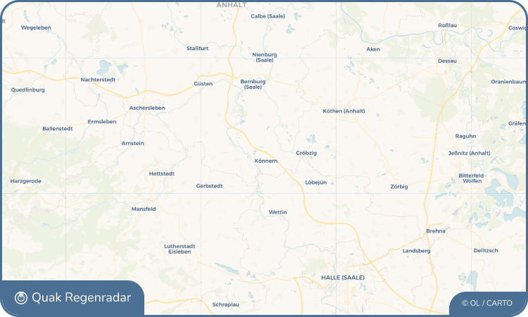 Quak Regenradar-Widget Könnern