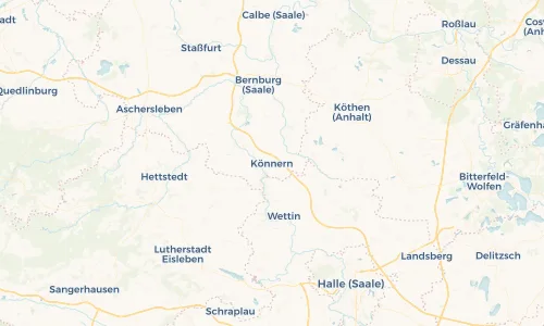 Regenradar Vorschaubild - Aktuelle Niederschläge in Könnern und Umgebung