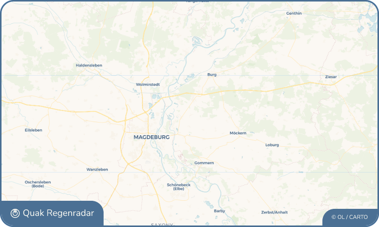Quak Regenradar-Widget Körbelitz