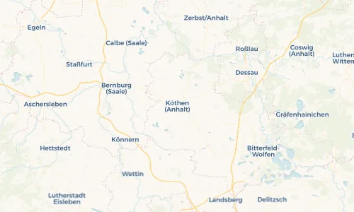 Regenradar Vorschaubild - Aktuelle Niederschläge in Köthen (Anhalt) und Umgebung