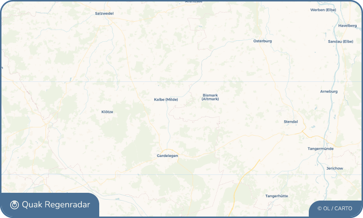Regenradar-Widget für Kremkau