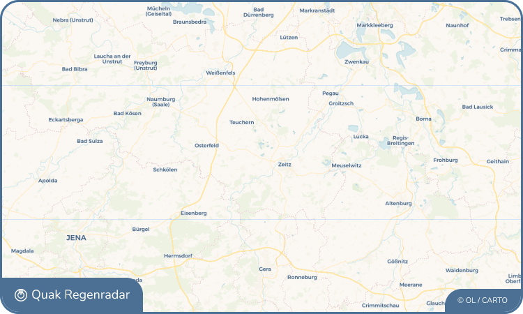 Quak Regenradar-Widget Kretzschau