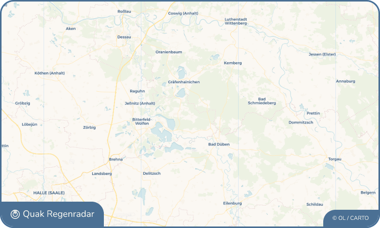 Quak Regenradar-Widget Krina