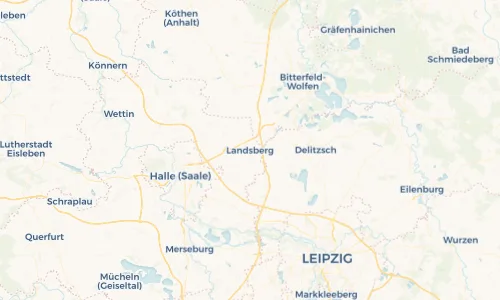 Regenradar Vorschaubild - Aktuelle Niederschläge in Landsberg und Umgebung