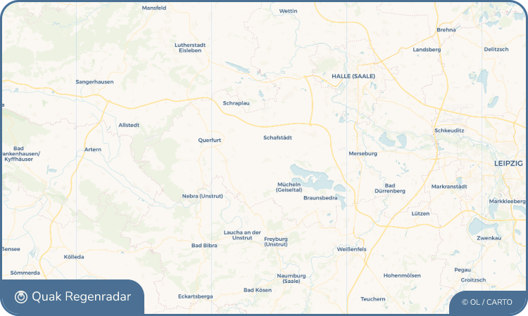 Quak Regenradar-Widget Langeneichstädt