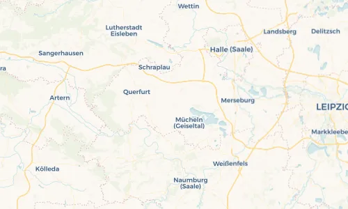 Regenradar Vorschaubild - Aktuelle Niederschläge in Langeneichstädt und Umgebung
