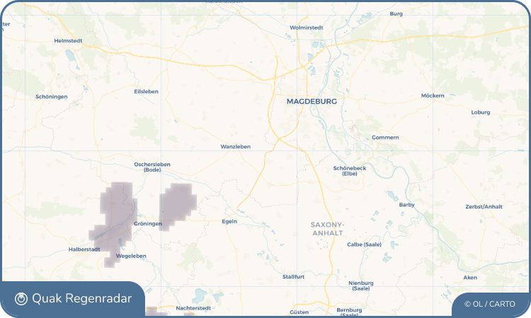 Quak Regenradar-Widget Langenweddingen