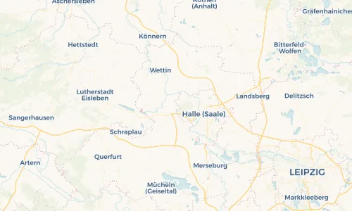 Regenradar Vorschaubild - Aktuelle Niederschläge in Lieskau und Umgebung