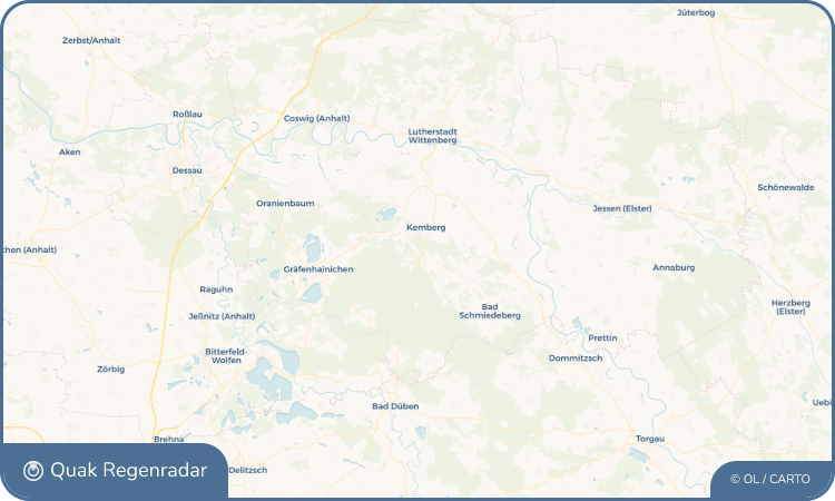 Quak Regenradar-Widget Lubast