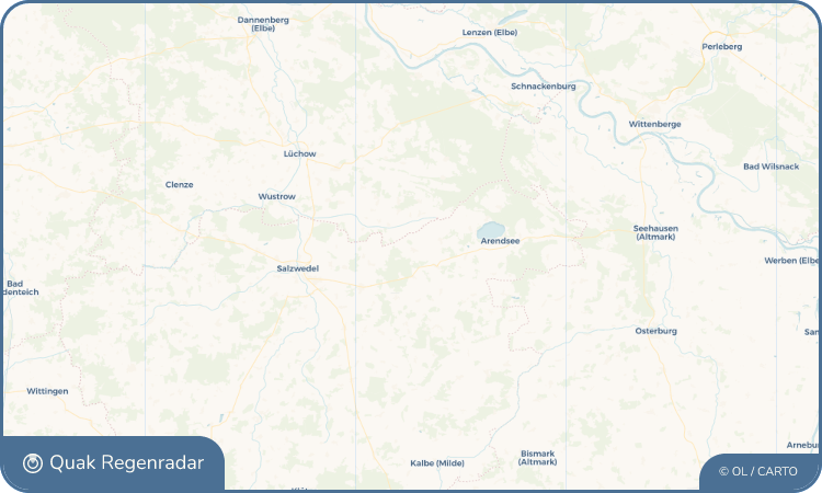 Quak Regenradar-Widget Mechau
