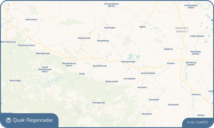 Quak Regenradar-Widget Morgenrot