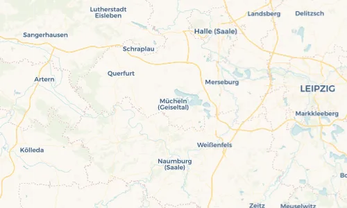 Regenradar Vorschaubild - Aktuelle Niederschläge in Mücheln (Geiseltal) und Umgebung