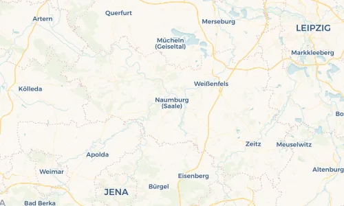 Regenradar Vorschaubild - Aktuelle Niederschläge in Naumburg (Saale) und Umgebung
